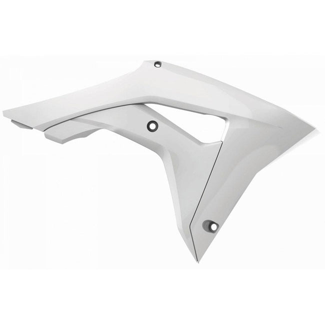 POLISPORT RADIATOR SHROUDS HONDA CRF250R 18-21/CRF450R 17-20 - WHITE Hover Image