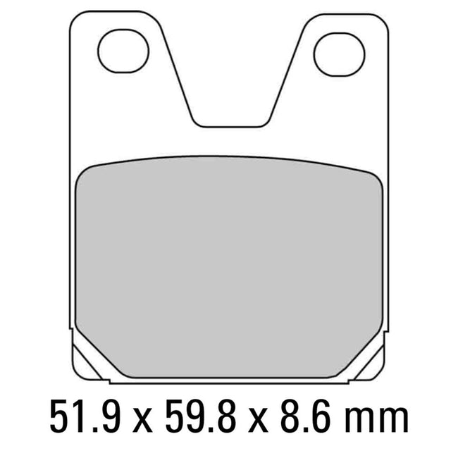FERODO Disc Pad Set - FDB2084 ST Sinter Grip Sintered Compound - Road Hover Image