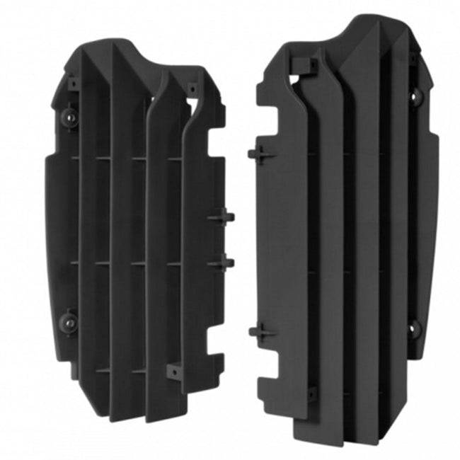 POLISPORT RADIATOR LOUVERS KAWASAKI KX250F 17-20 - BLACK Hover Image