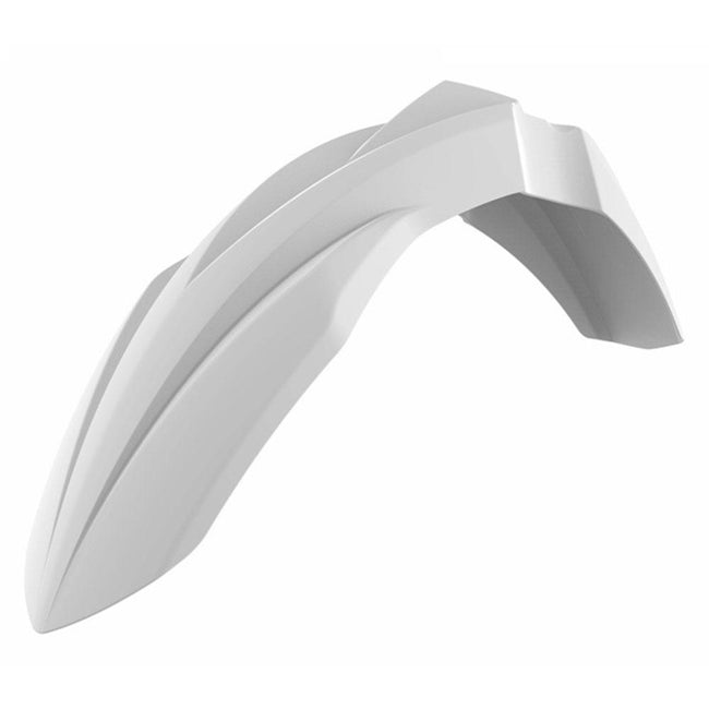 POLISPORT FRONT FENDER KAWASAKI KX250F 17-22/KX450F 16-22 - WHITE Hover Image