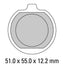 FERODO Disc Pad Set - FDB220 P Platinum Non Sintered Compound
