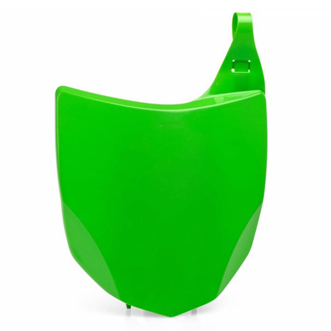 POLISPORT FRONT NUMBER PLATE KAWASAKI KX250F 13-16/KX450F 13-15 - GREEN Hover Image