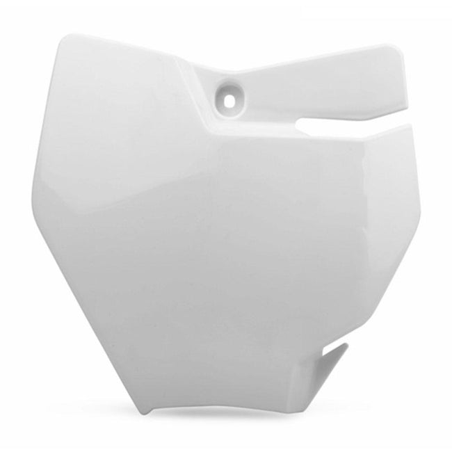 POLISPORT FRONT NUMBER PLATE KTM 65 SX 16-23 - WHITE Hover Image