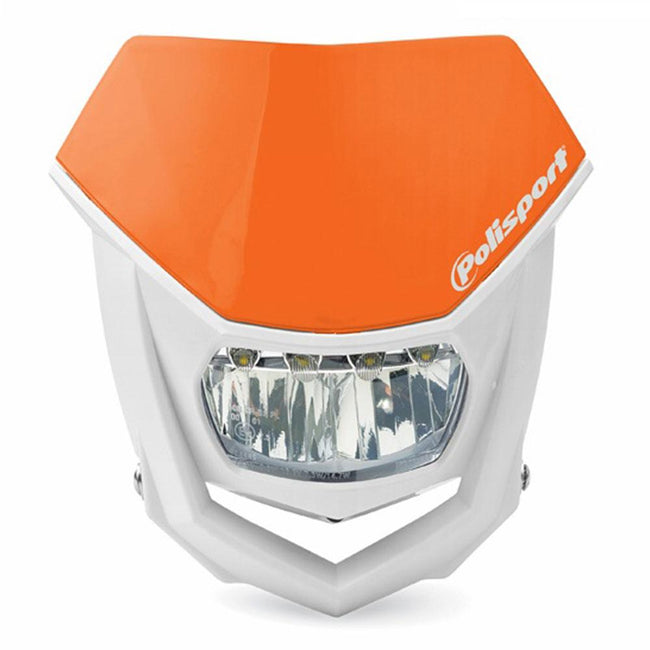 POLISPORT HALO LED HEADLIGHT - ORANGE Hover Image