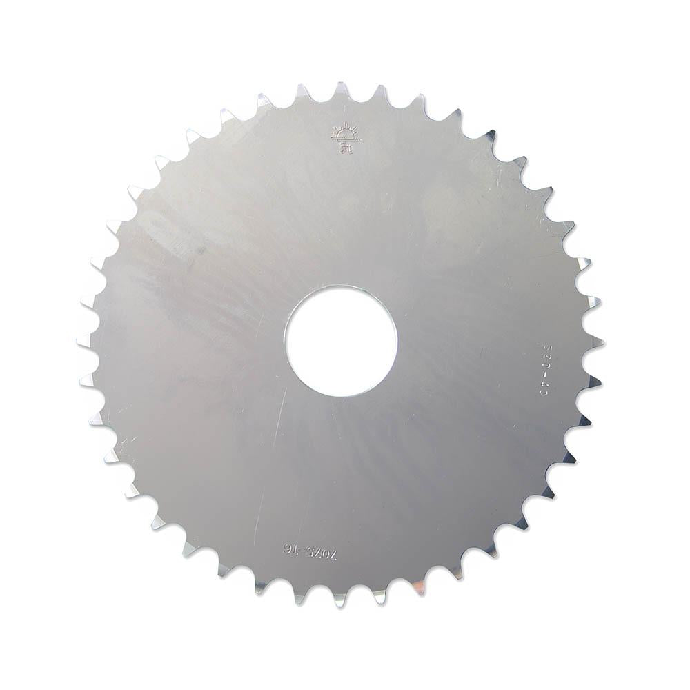 BLANK REAR SPROCKET ALLOY 43T 520P - SILVER