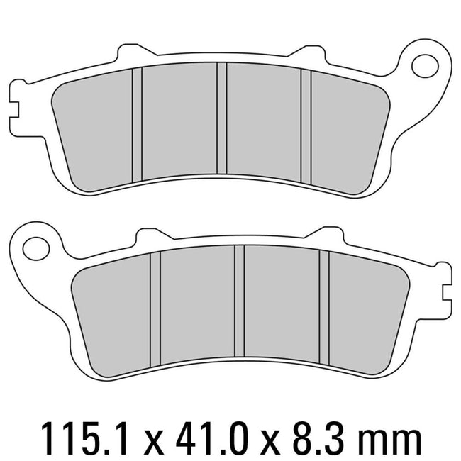 FERODO Disc Pad Set - FDB2098 ST Sinter Grip Sintered Compound - Road Hover Image