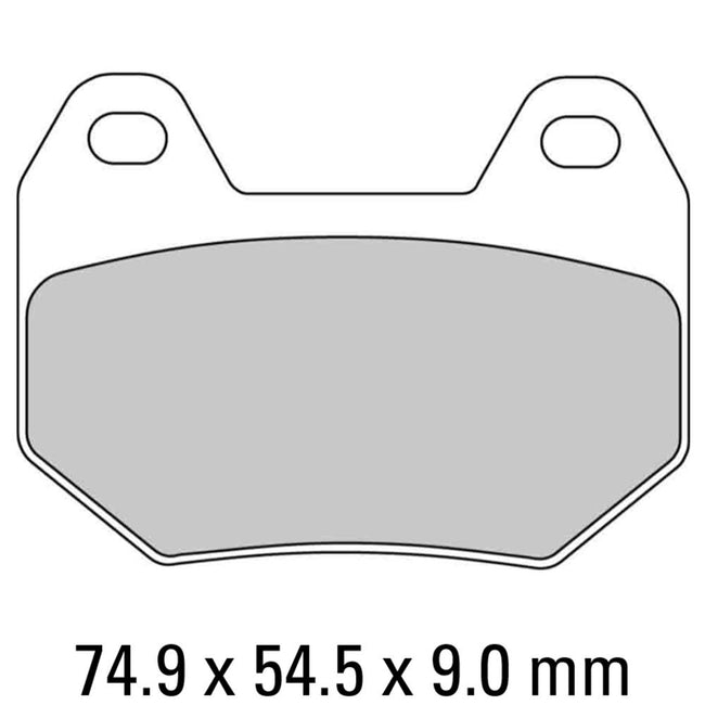 FERODO Disc Pad Set - FDB2102 P Platinum Non Sintered Compound Hover Image