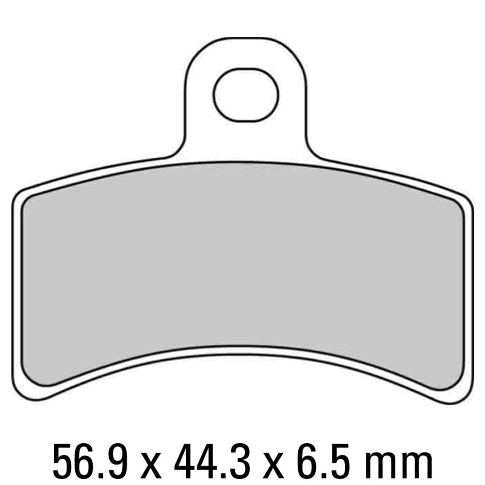 FERODO Disc Pad Set - FDB2103 P Platinum Non Sintered Compound