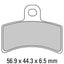 FERODO Disc Pad Set - FDB2103 P Platinum Non Sintered Compound
