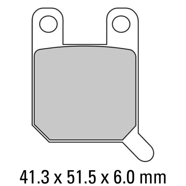 FERODO Disc Pad Set - FDB2107 P Platinum Non Sintered Compound Hover Image