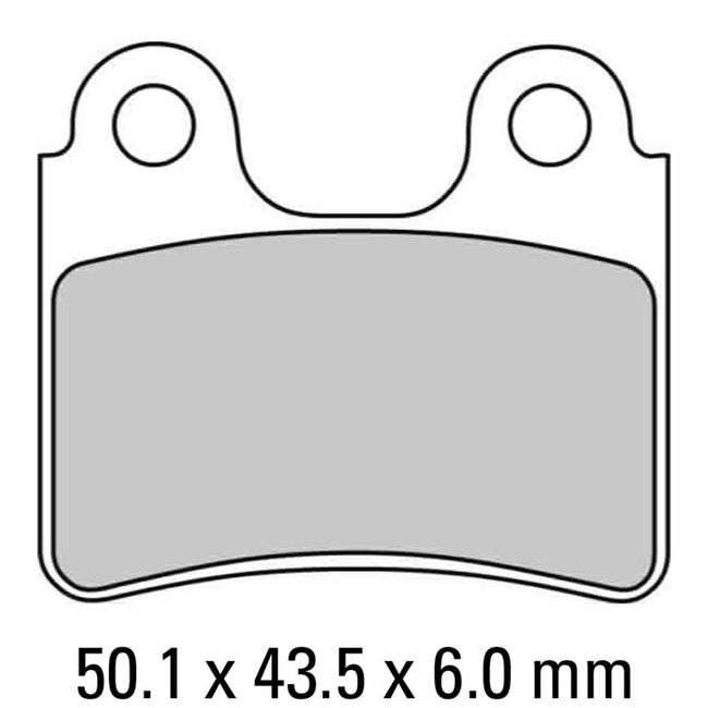 FERODO Disc Pad Set - FDB2109 P Platinum Non Sintered Compound Hover Image
