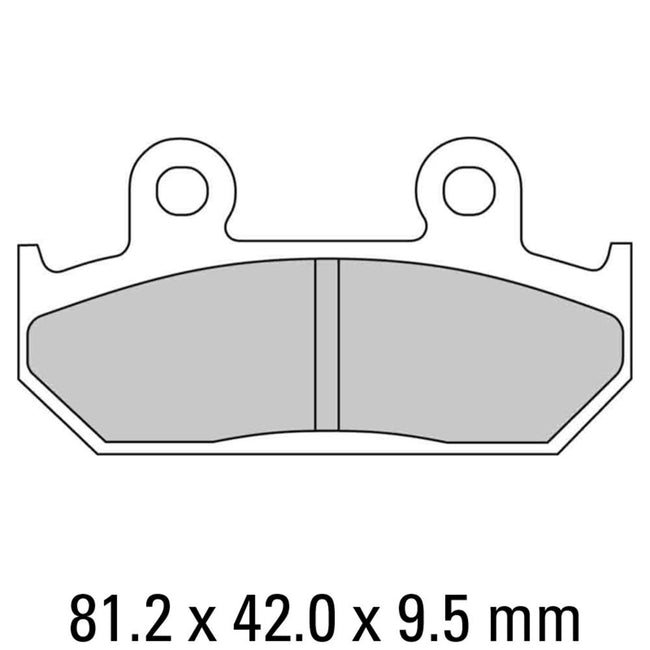 FERODO Disc Pad Set - FDB2113 P Platinum Non Sintered Compound Hover Image
