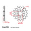 FRONT SPROCKET - STEEL  13T #520