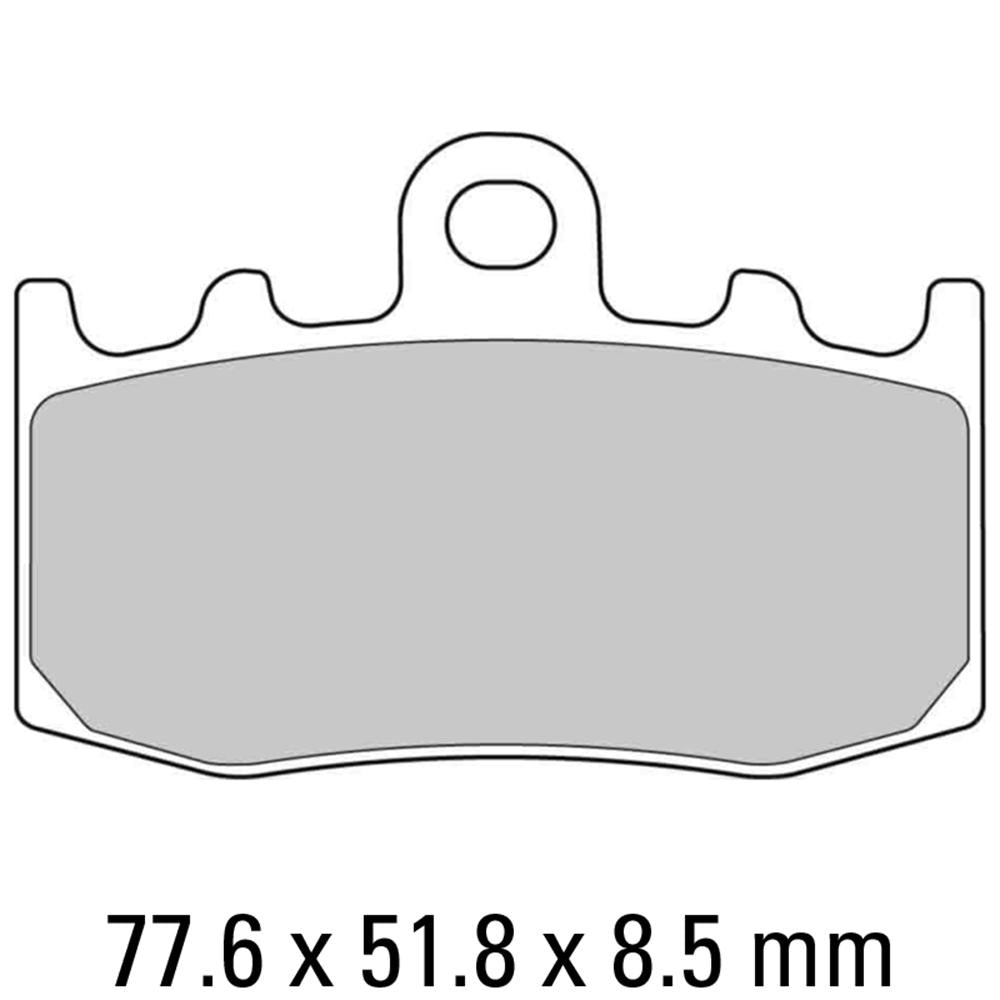 FERODO Disc Pad Set - FDB2125 ST Sinter Grip Sintered Compound - Road