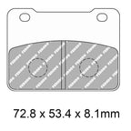 FERODO Disc Pad Set - FDB2291 EF ECO Friction Non Sintered Compound