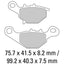 FERODO Disc Pad Set - FDB2133 SG Sinter Grip Sintered Compound - Off-Road