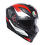 AGV K5 S - MARBLE MATT BLACK/WHITE/RED ML