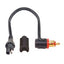 Optimate 12V SAE to DIN/BIke Connector 12"