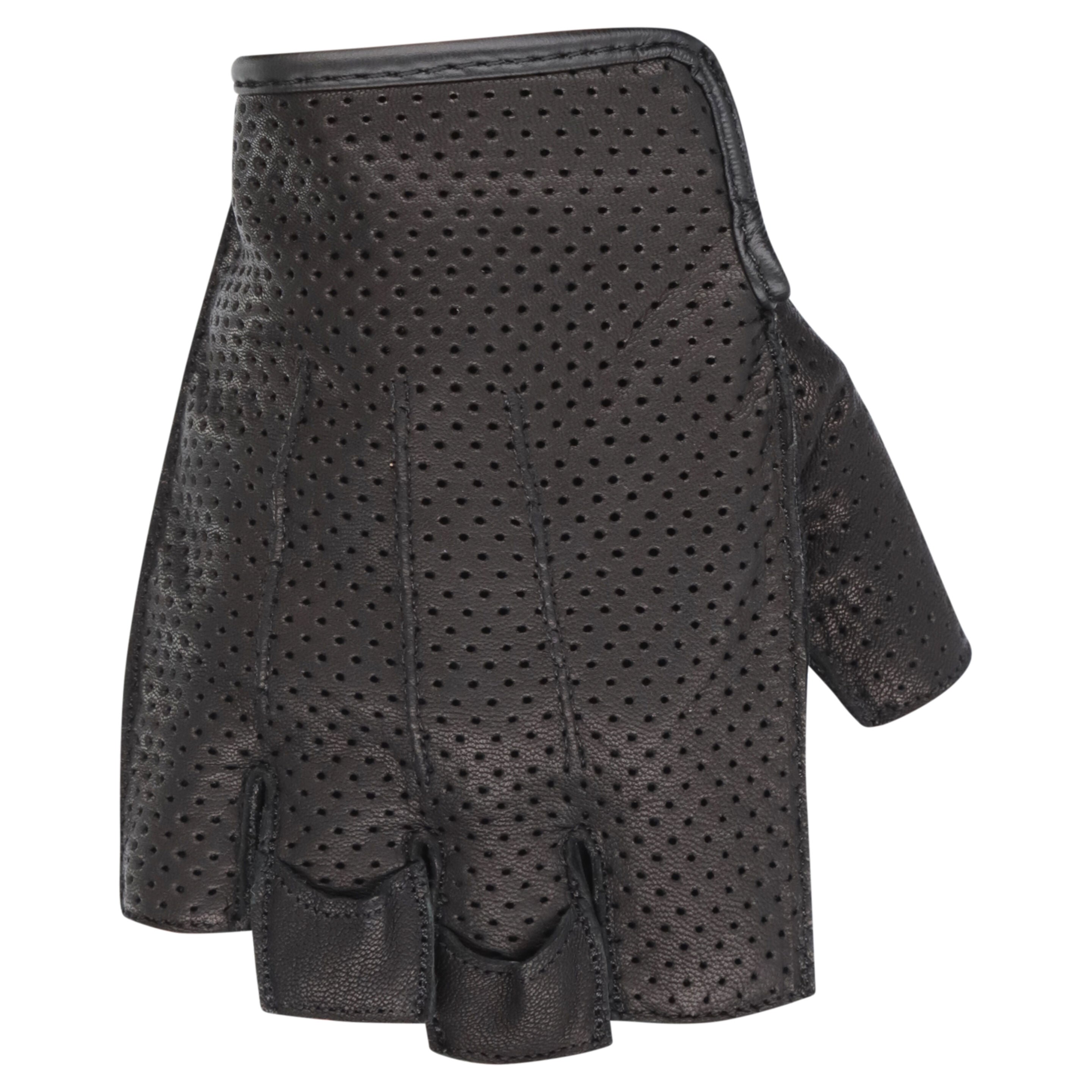 Argon Riot Fingerless Leather Gloves