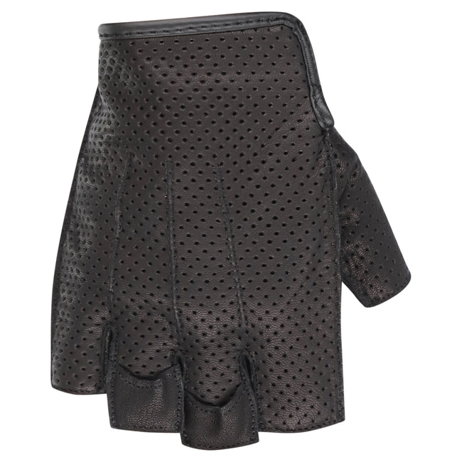Argon Riot Fingerless Leather Gloves Hover Image