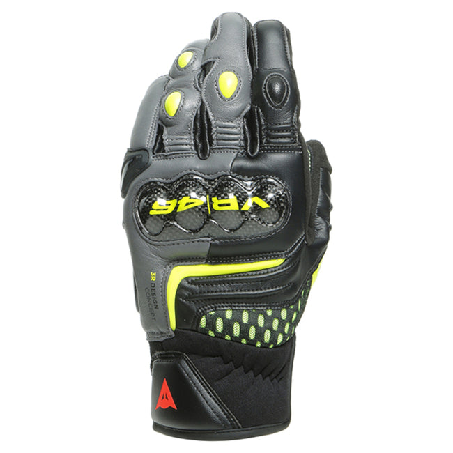 Dainese VR46 Sector Leather Gloves - Short Cuff Hover Image