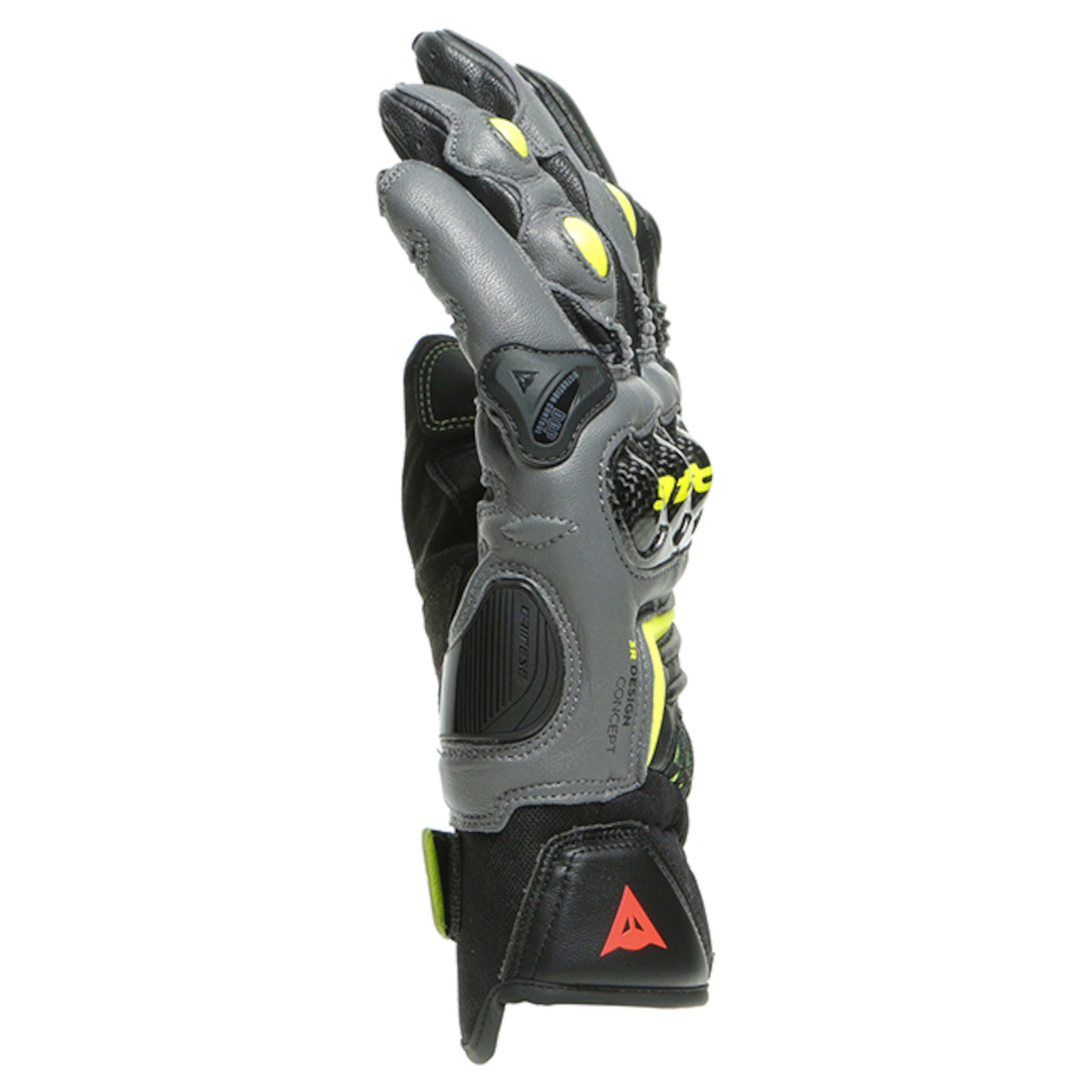 Dainese VR46 Sector Leather Gloves - Short Cuff