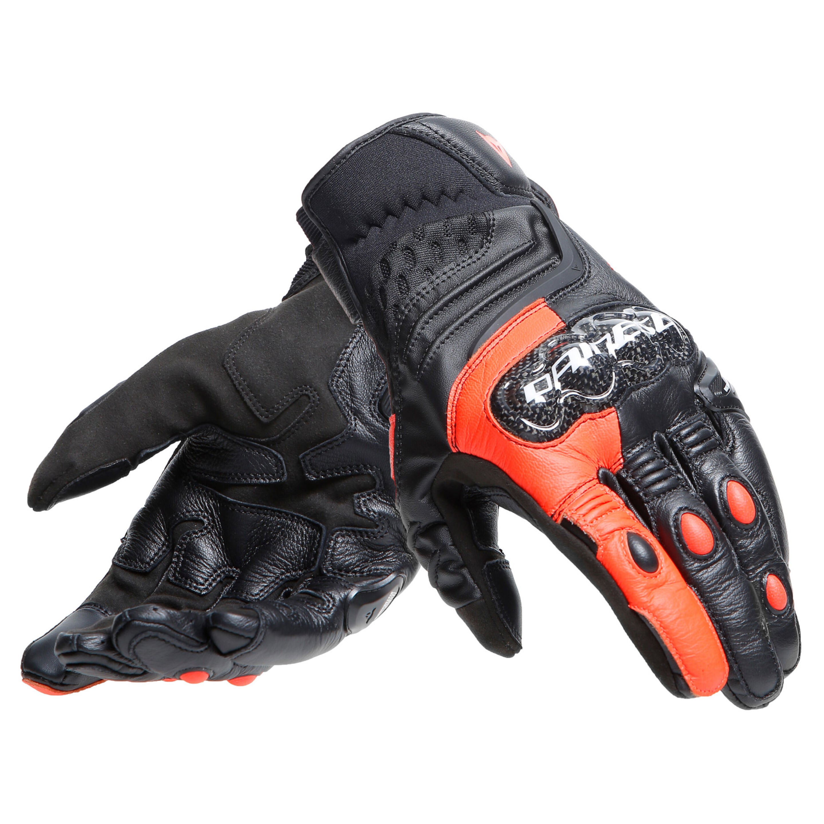 Dainese Carbon 4 Leather Gloves - Short Cuff
