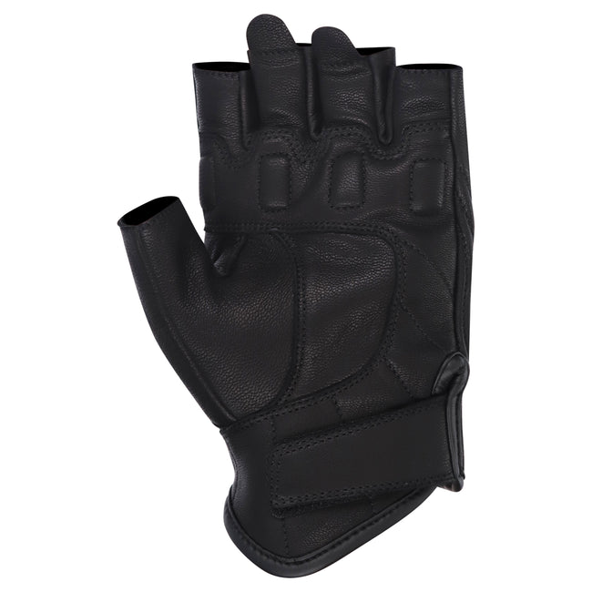 Dririder Legacy Fingerless Leather Gloves Main Image