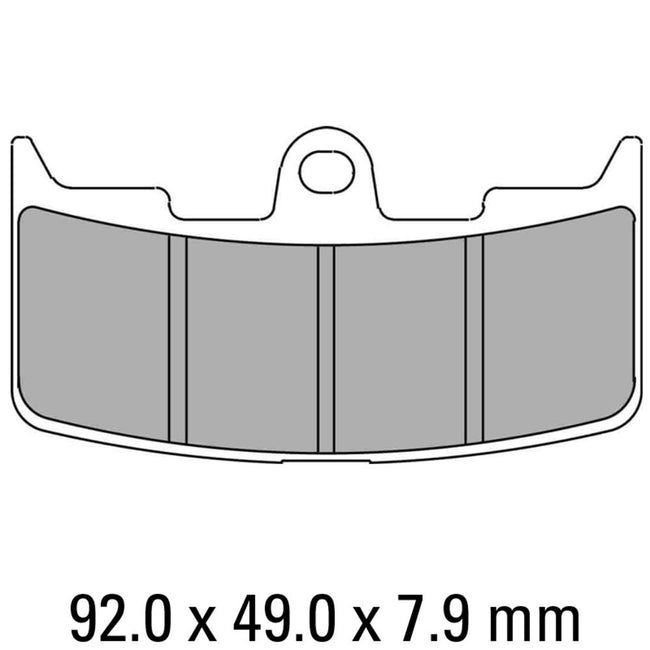 FERODO Disc Pad Set - FDB2145 ST Sinter Grip Sintered Compound - Road Hover Image