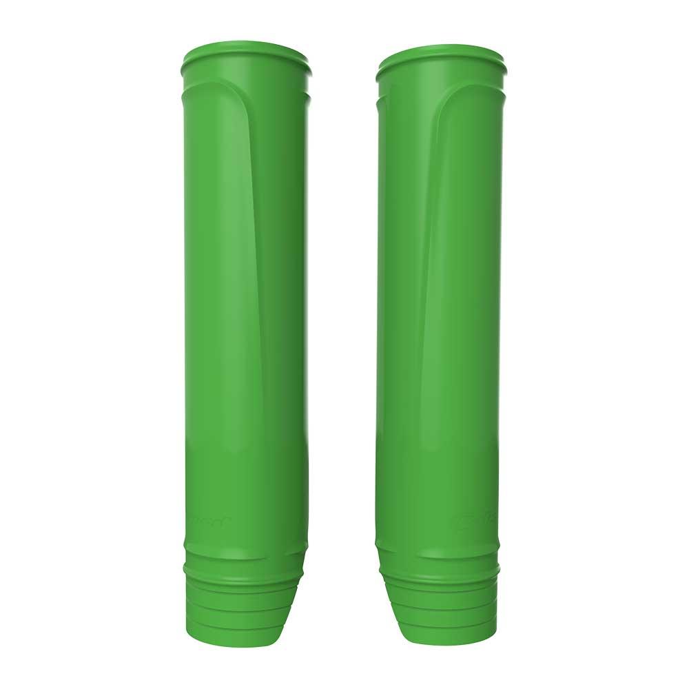 POLISPORT UPPER FORK PROTECTORS UNIVERSAL - KAWASAKI GREEN