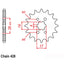 FRONT SPROCKET - STEEL  13T 428P (31-HF7-13)