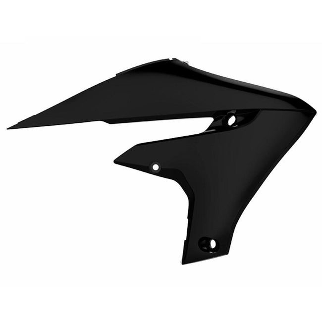 POLISPORT RADIATOR SHROUDS YAMAHA YZ250F 19-22/YZ450F 18-22 - BLACK Hover Image