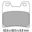 FERODO Disc Pad Set - FDB2150 ST Sinter Grip Sintered Compound - Road