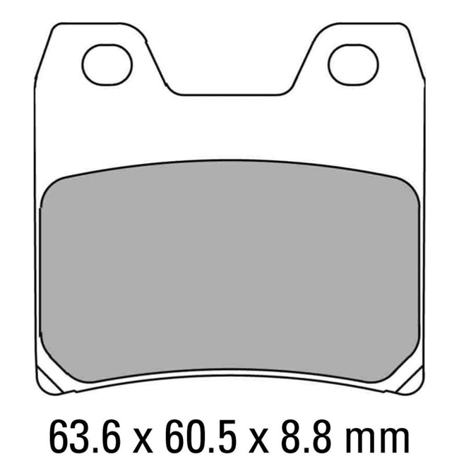 FERODO Disc Pad Set - FDB2150 ST Sinter Grip Sintered Compound - Road Hover Image