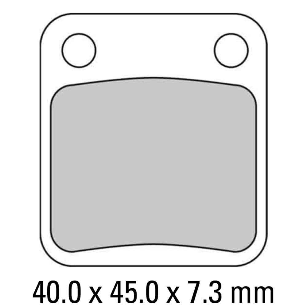 FERODO Disc Pad Set - FDB250 SG Sinter Grip Sintered Compound - Off-Road