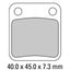 FERODO Disc Pad Set - FDB250 SG Sinter Grip Sintered Compound - Off-Road