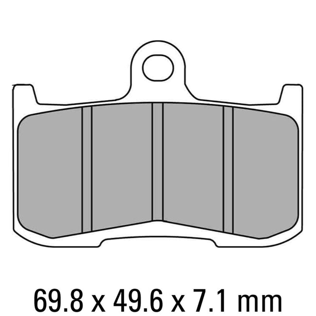 FERODO Disc Pad Set - FDB2158 ST Sinter Grip Sintered Compound - Road Hover Image