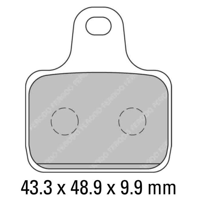 FERODO Race Brake Disc Pad Set - FDB2166 XR (Set Of 4 Pads) Hover Image