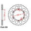 REAR SPROCKET - STEEL 48T 520P D/D (32-110-48)