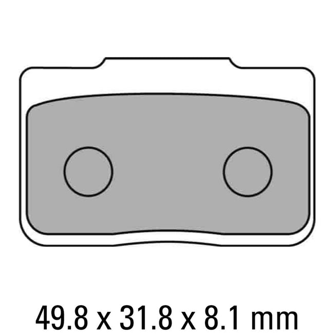 FERODO Disc Pad Set - FDB2170 P Platinum Non Sintered Compound Hover Image