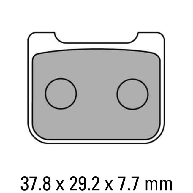 FERODO Disc Pad Set - FDB2171 P Platinum Non Sintered Compound Hover Image