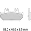 FERODO Disc Pad Set - FDB2173 ST Sinter Grip Sintered Compound - Road