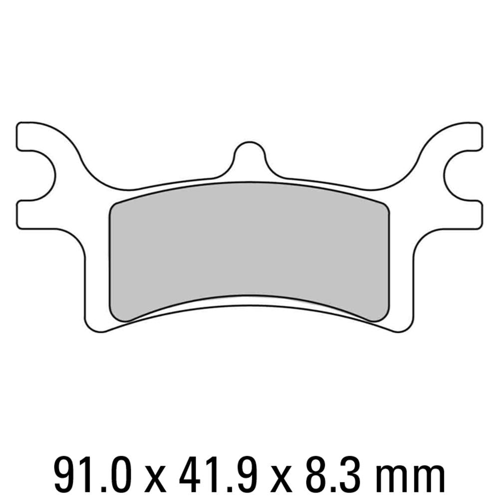 FERODO Disc Pad Set - FDB2176 SG Sinter Grip Sintered Compound - Off-Road