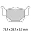 FERODO Disc Pad Set - FDB2182 SG Sinter Grip Sintered Compound - Off-Road