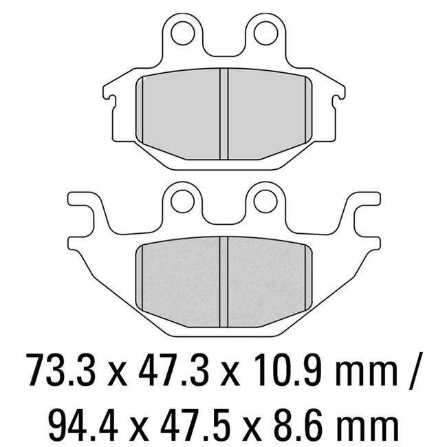 FERODO Disc Pad Set - FDB2184 SG Sinter Grip Sintered Compound - Off-Road Hover Image