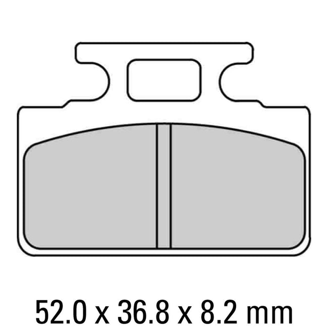 FERODO Disc Pad Set - FDB2192 AG Argento Non Sintered Compound Hover Image