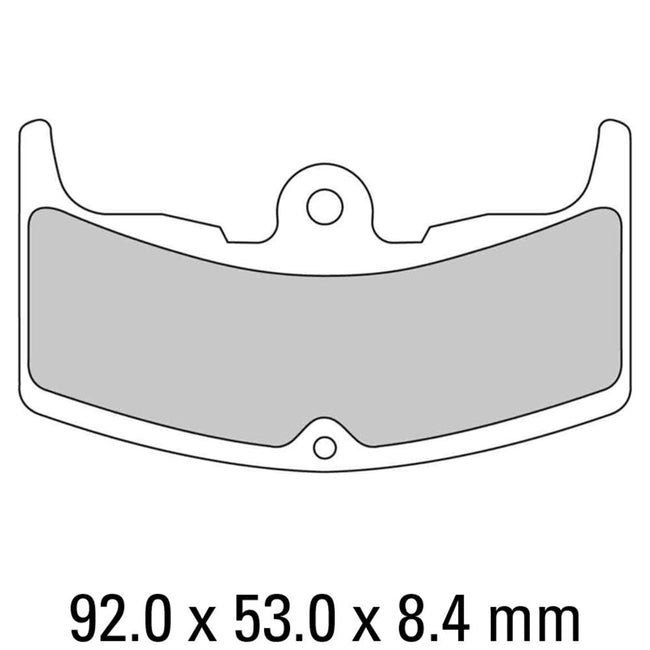 FERODO Disc Pad Set - FDB310 P Platinum Non Sintered Compound Hover Image