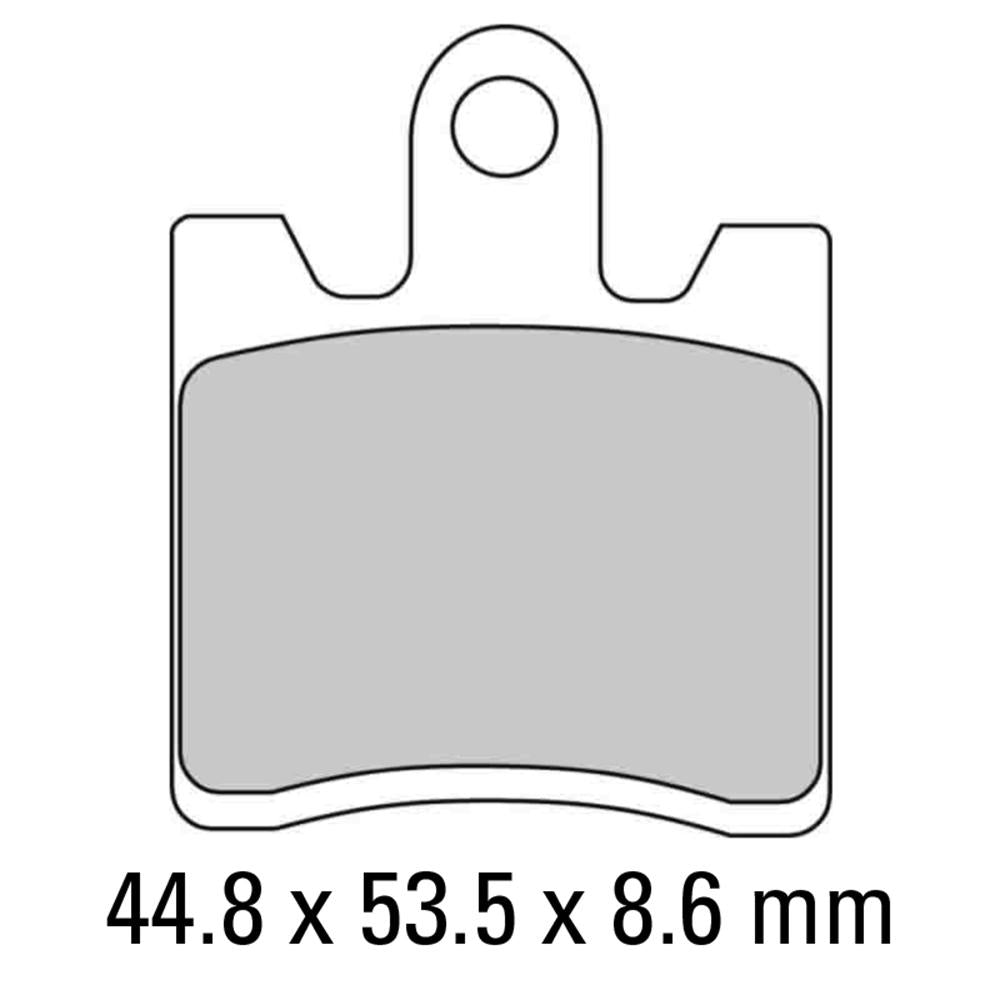 FERODO Disc Pad Set - FDB2085 EF ECO Friction Non Sintered Compound