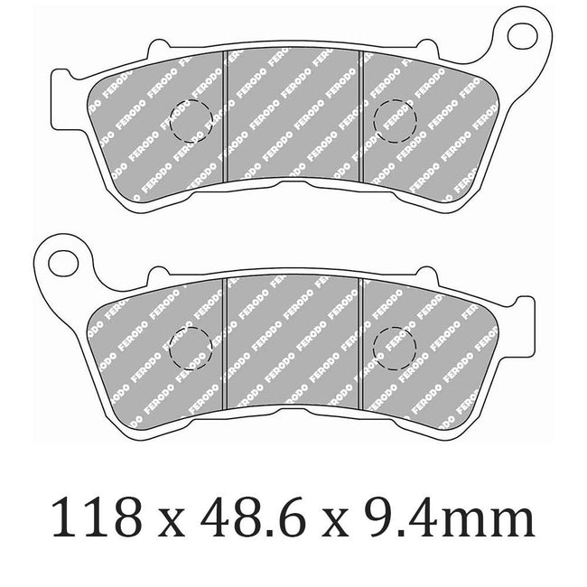 FERODO Disc Pad Set - FDB2299 ST Sinter Grip Sintered Compound - Road Hover Image