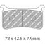 FERODO Race Brake Disc Pad Set - FDB2300 XRAC